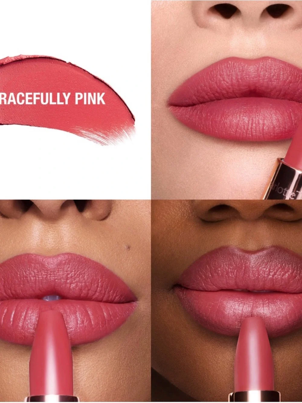 Charlotte Tilbury Matte Revolution Lipstick — Bright Rose Pink